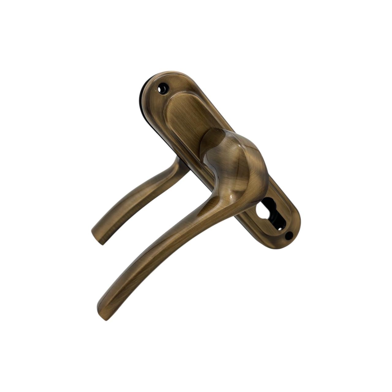 Дверные ручки межкомнатные Ozcanlar Onix Kol Kisa Yale Mat/Oksit 62 мм (340016)