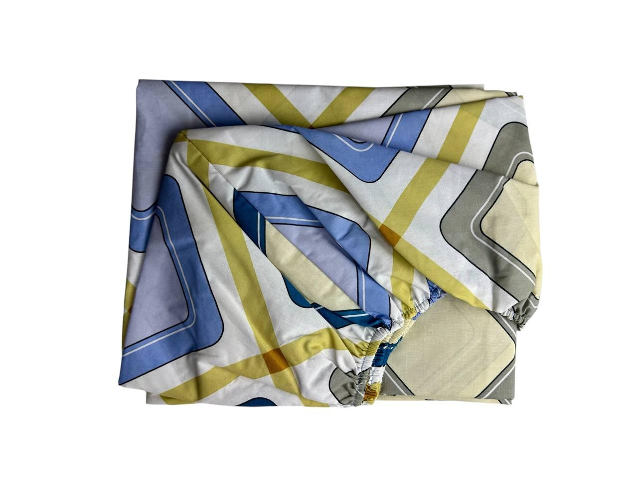 Простынь на резинке Ромбики бязь 80x200 см (G-0901-B/x80)