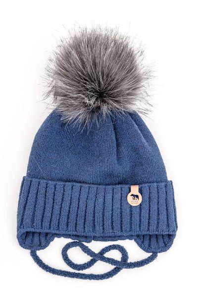 Шапка детская для мальчиков Умка D864 флис 46-50 см Бирюзовый