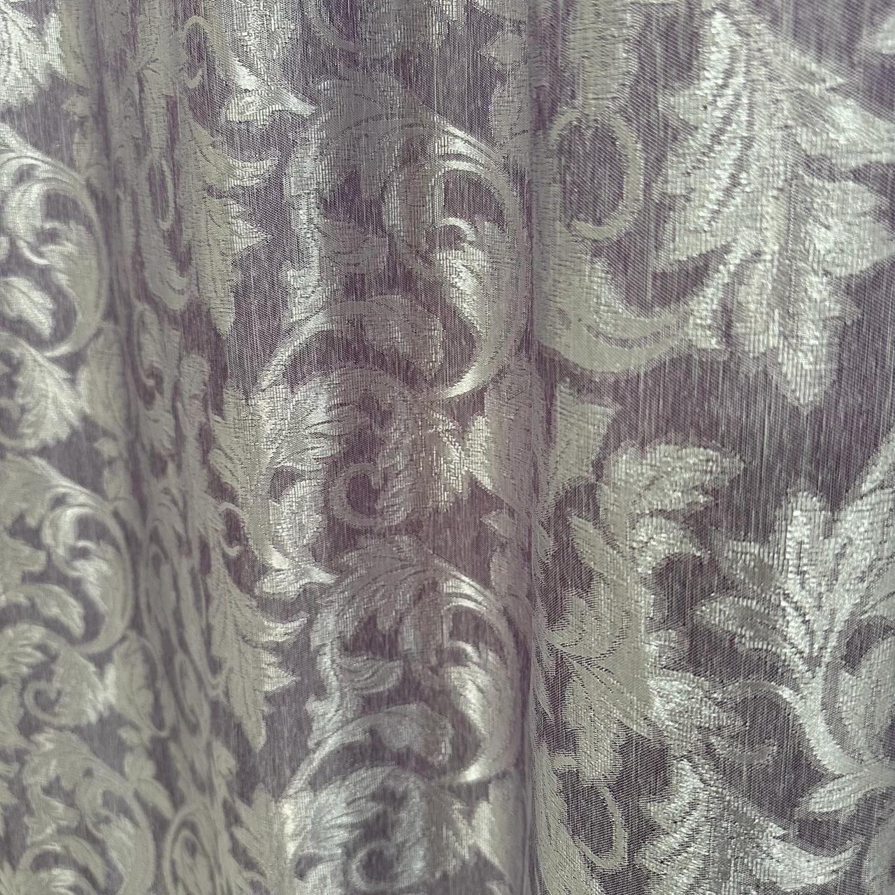 Шторы Севилья жаккардовые 1,5х2,7 м 2 шт. Лиловый (28740529) - фото 6