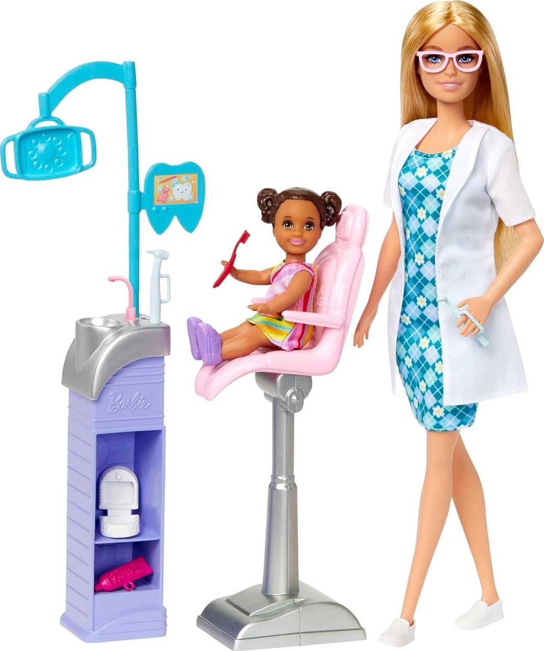 Игровой набор кукла Barbie Careers Dentist HKT69 (18175901)