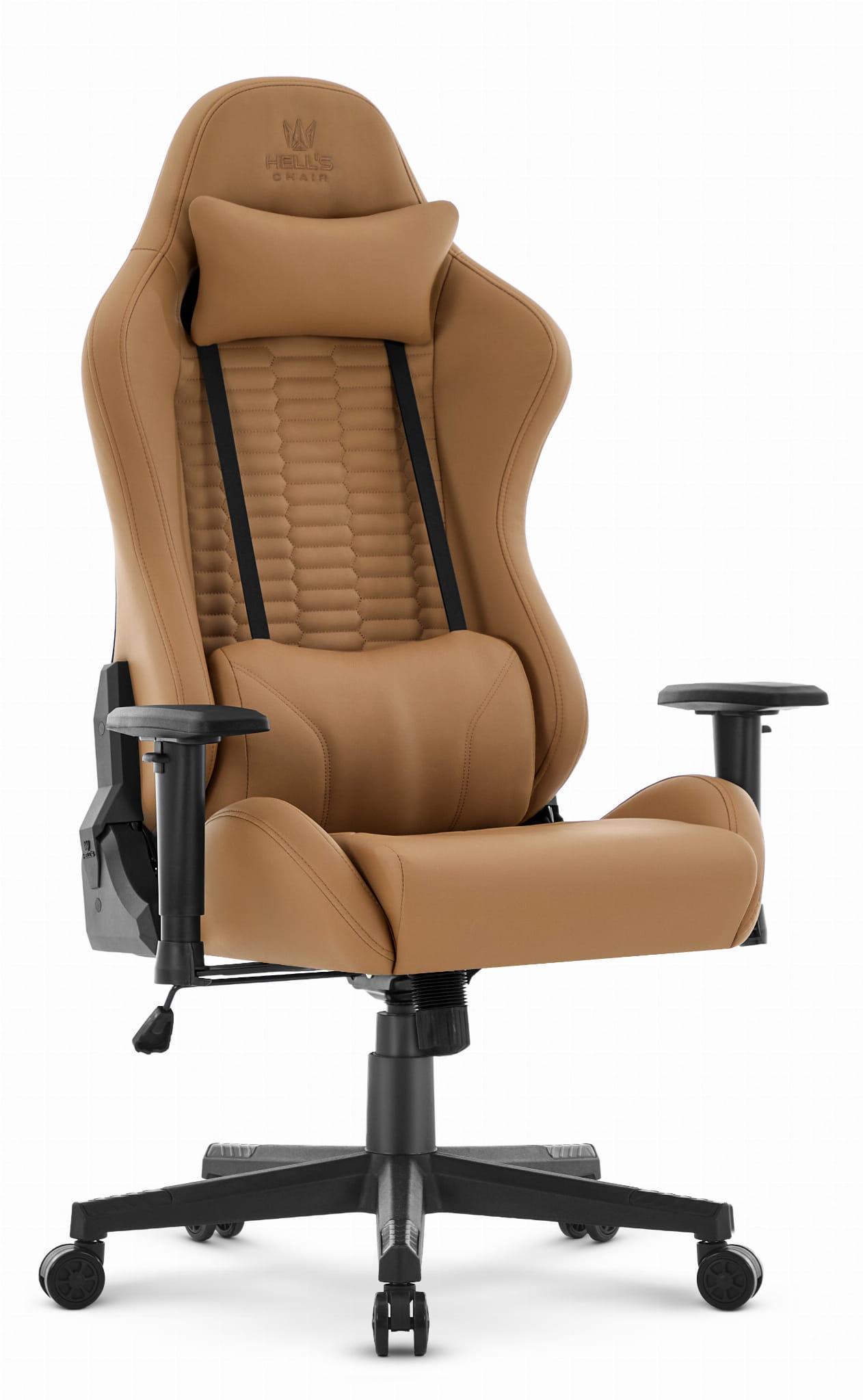Комп’ютерне крісло Hell’s HC-2000 екошкіра Brown (5907196011634) - фото 1 Комп’ютерне крісло Hell’s HC-2000 екошкіра Brown (5907196011634) - фото 1