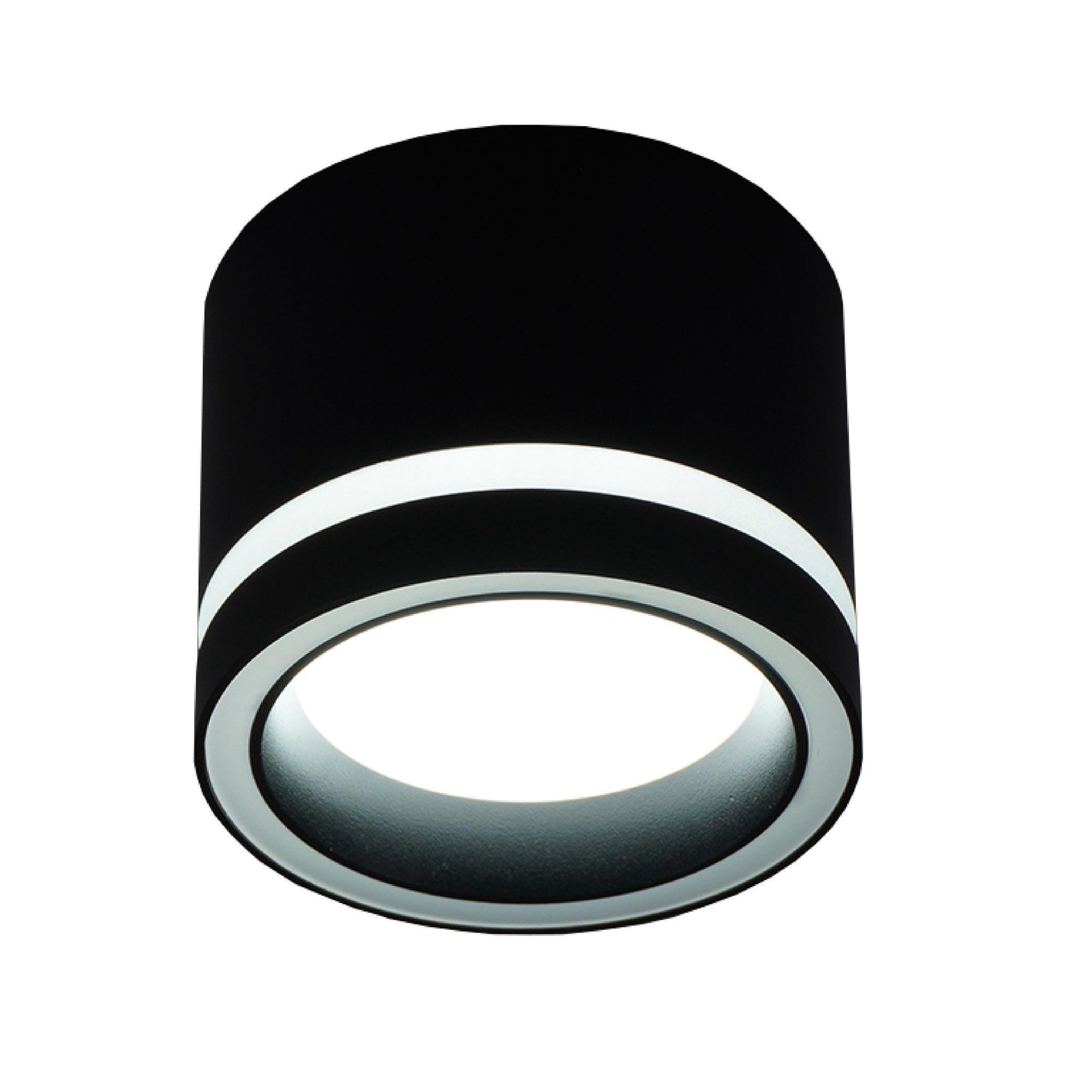 Светильник потолочный ESLLSE GELA R GX53 85x70 мм Черный (10513-1)