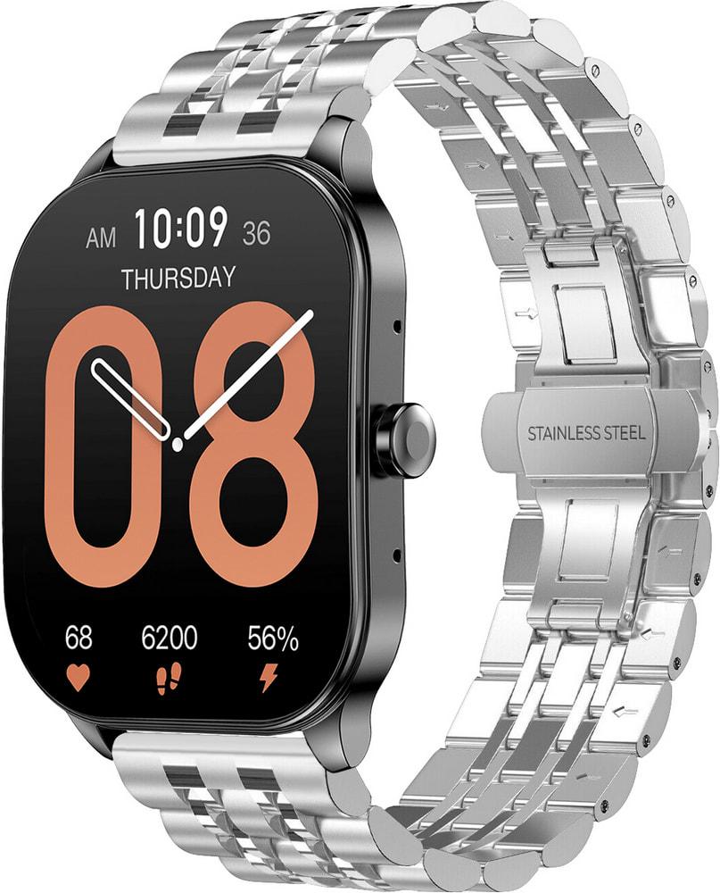 Браслет металлический Spinye для Amazfit Pop 3S/3R Silver (34441-59)