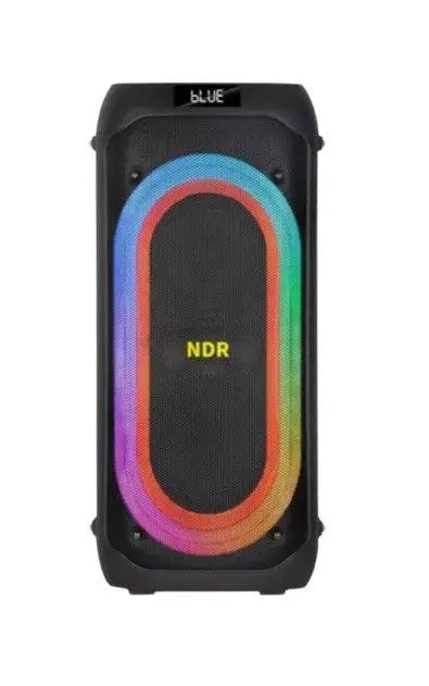 Портативная колонка акустическая для караоке NDR-717 Bluetooth LED-подсветка с 2 микрофонами 2х6,5" 50 Вт (33068927)