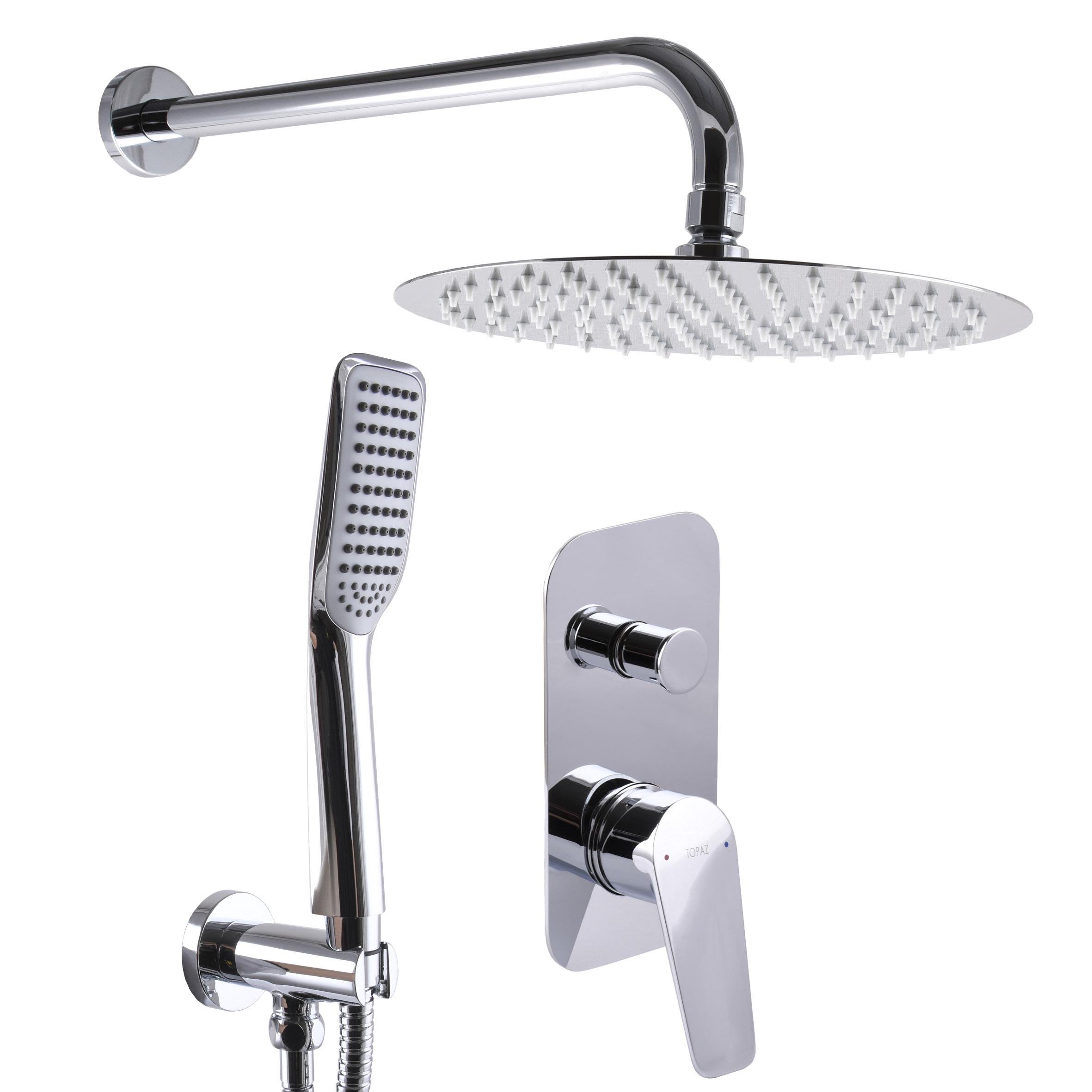 Душевая система скрытого типа TOPAZ CAPRI TCA-15205-H43 000027414 с верхним душем Хром (215057)