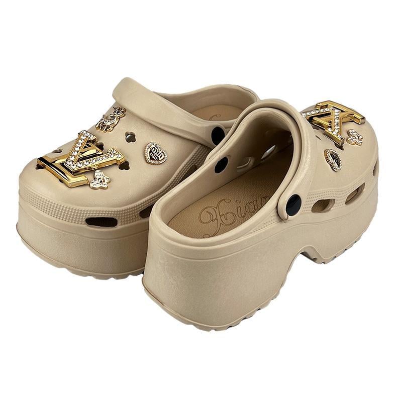 Сабо женские на платформе с джибитсами 10837-4p. 38-39 24,5-25 Бежевый - фото 3 Сабо женские на платформе с джибитсами 10837-4p. 38-39 24,5-25 Бежевый - фото 3