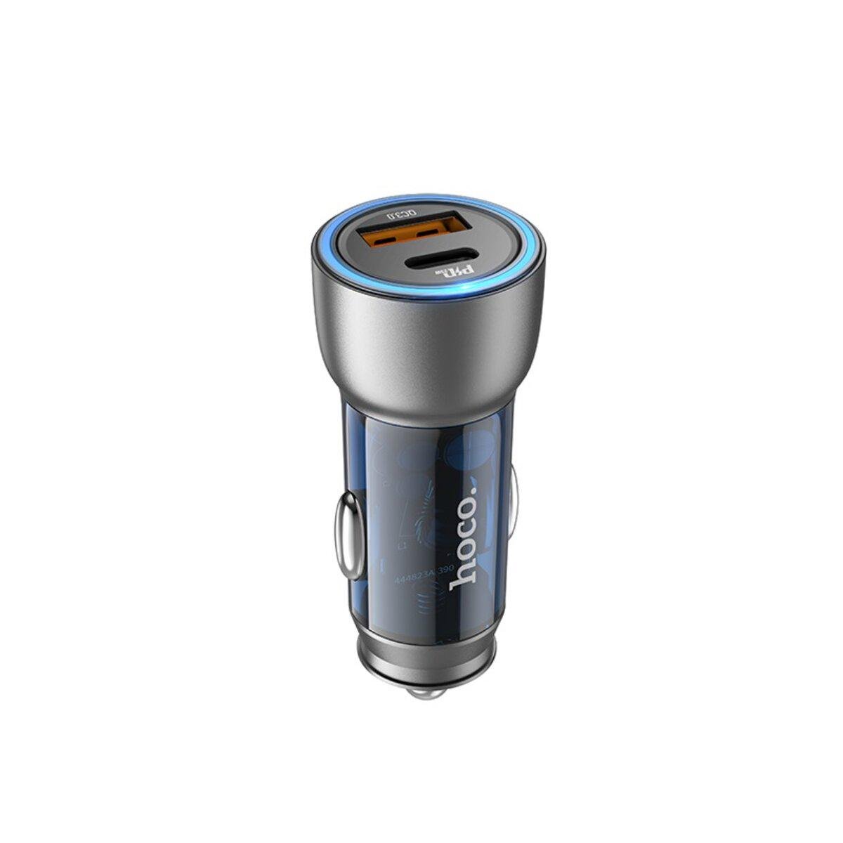 Зарядное устройство в авто Hoco NZ8 Sprinter 43W dual port PD 25W/QC 3.0 Blue Зарядное устройство в авто Hoco NZ8 Sprinter 43W dual port PD 25W/QC 3.0 Blue
