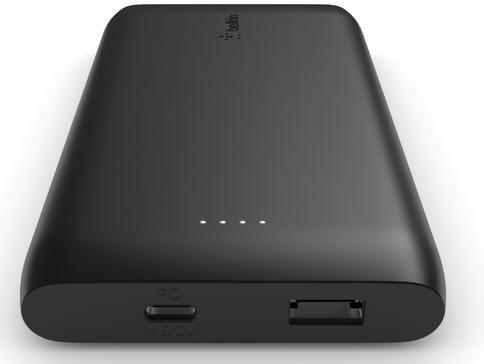 Портативное зарядное устройство Belkin BoostCharge 10000 mAh 18W Black (BPB001BTBK) - фото 3