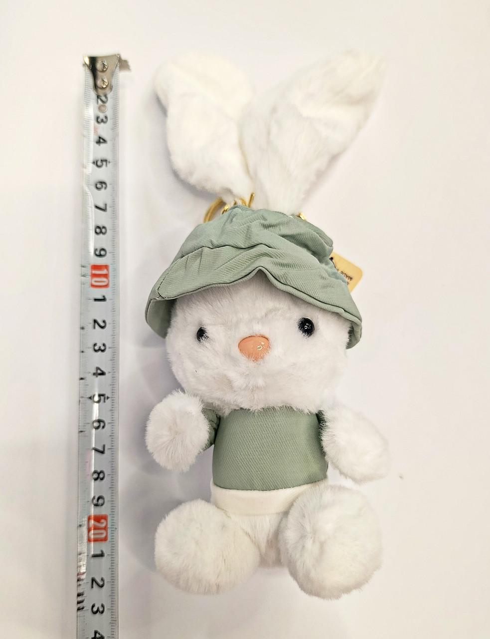 Брелок мягкий кролик Белый (1) - фото 2