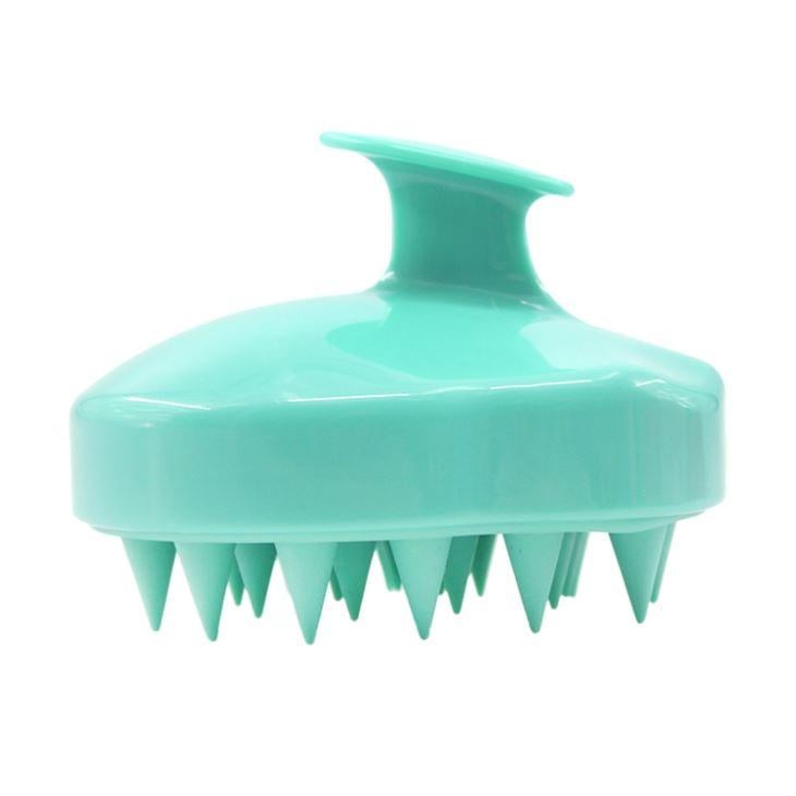 Щетка-массажер SUNROZ Scalp Massage Brush для мытья головы 2в1 Голубой (SUN2922)