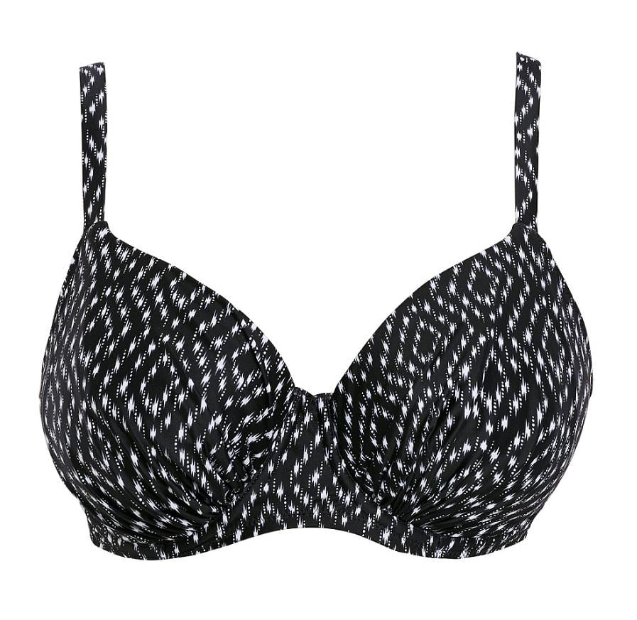 Купальный топ Fantasie Byron Bay 6437 38E Black&Cream (ZIK0000016757)