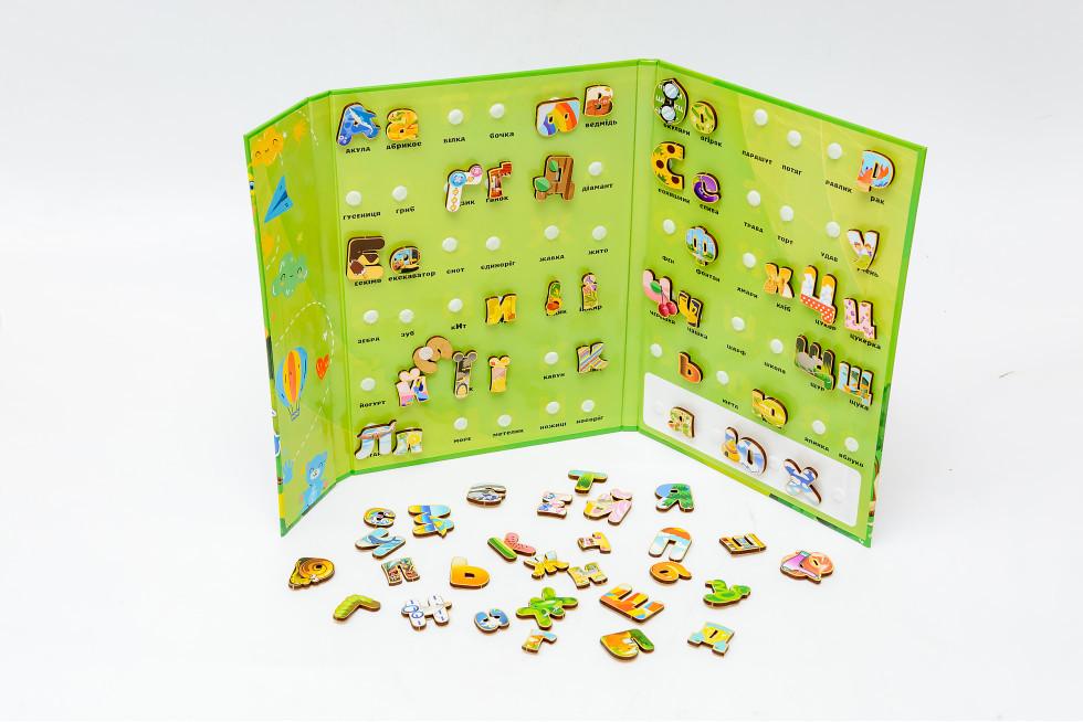 Сортер пазл дерев'яний дитячий розвиваючий PuzzleOK Азбука На Липучках - фото 6 Сортер пазл дерев'яний дитячий розвиваючий PuzzleOK Азбука На Липучках - фото 6