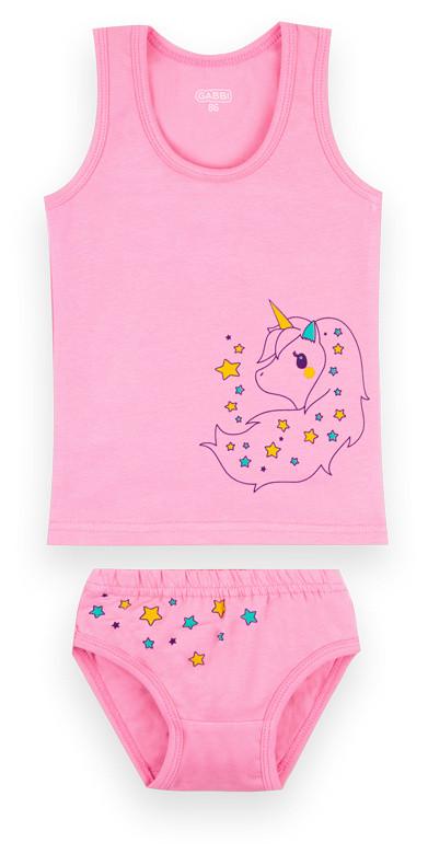 Комплект белья детский Gabbi KTD-21-1 Детская страна для девочки 92 см Розовый (12773)