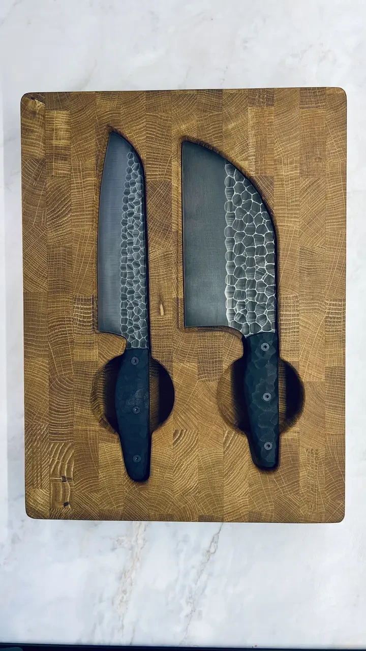 Набір кухонний DS37 дошка обробна з сапкою Серб і ножем Шеф 3 пр. (27722361) - фото 2 Набір кухонний DS37 дошка обробна з сапкою Серб і ножем Шеф 3 пр. (27722361) - фото 2