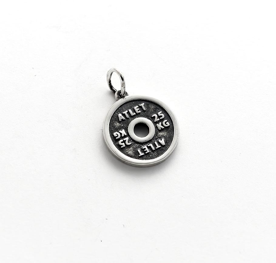 Кулон Maxi Silver 8978 Блин от штанги (88978)