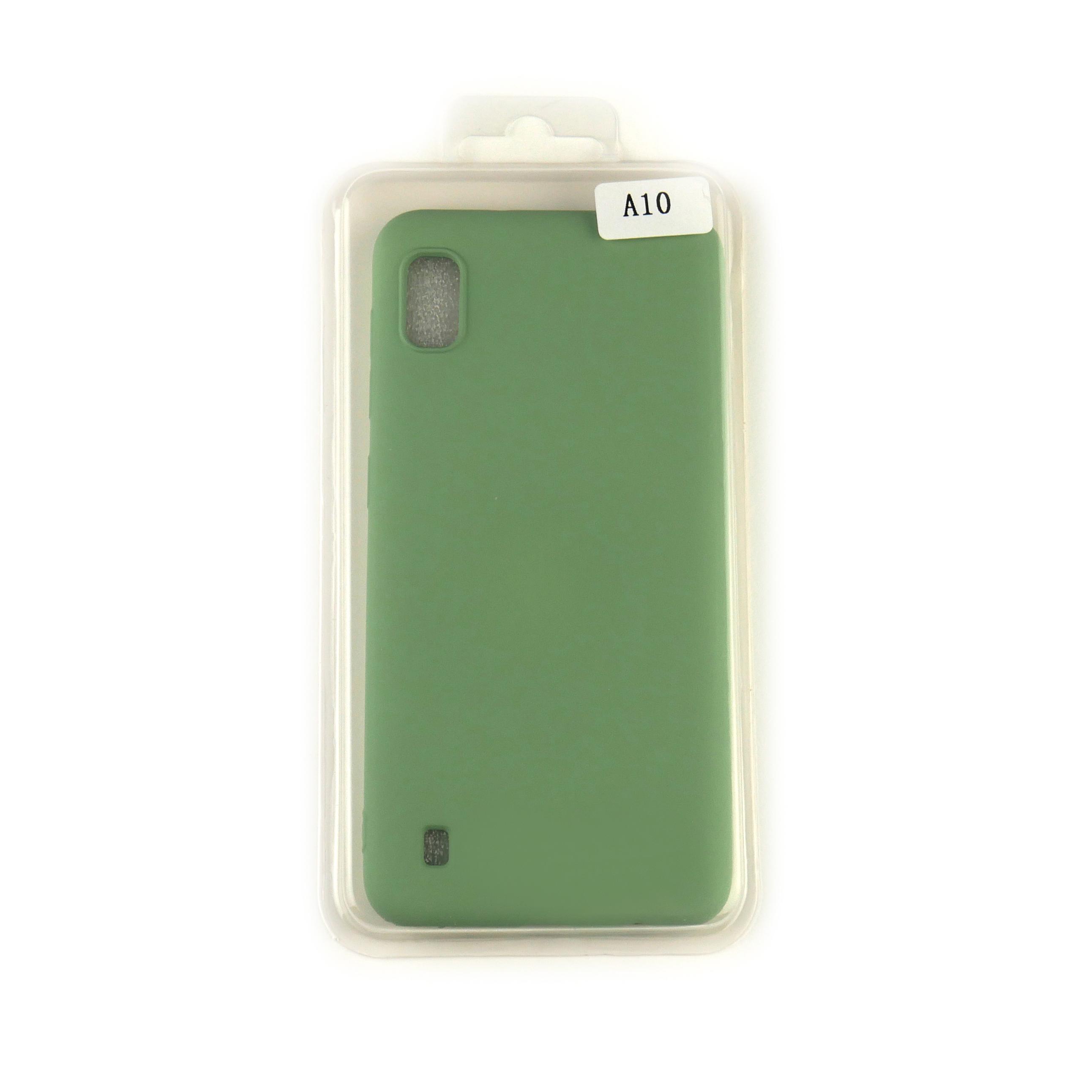 Чехол Silicone Case Full Cover Samsung A10 Зеленый