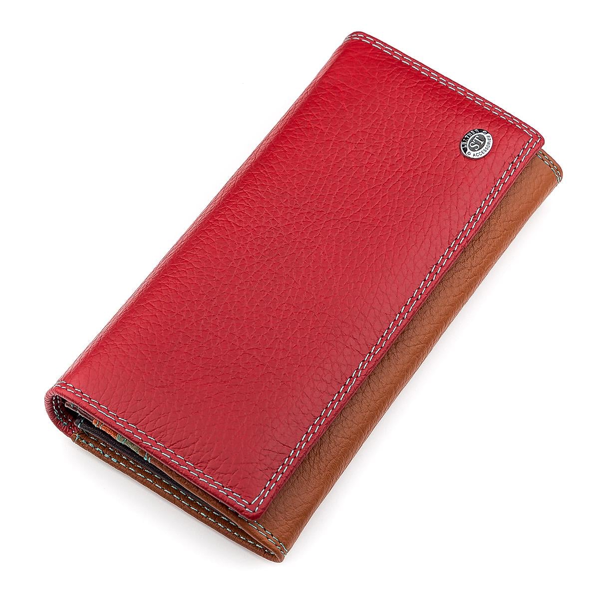 Кошелек женский ST Leather 18302 кожа Красный (23401)