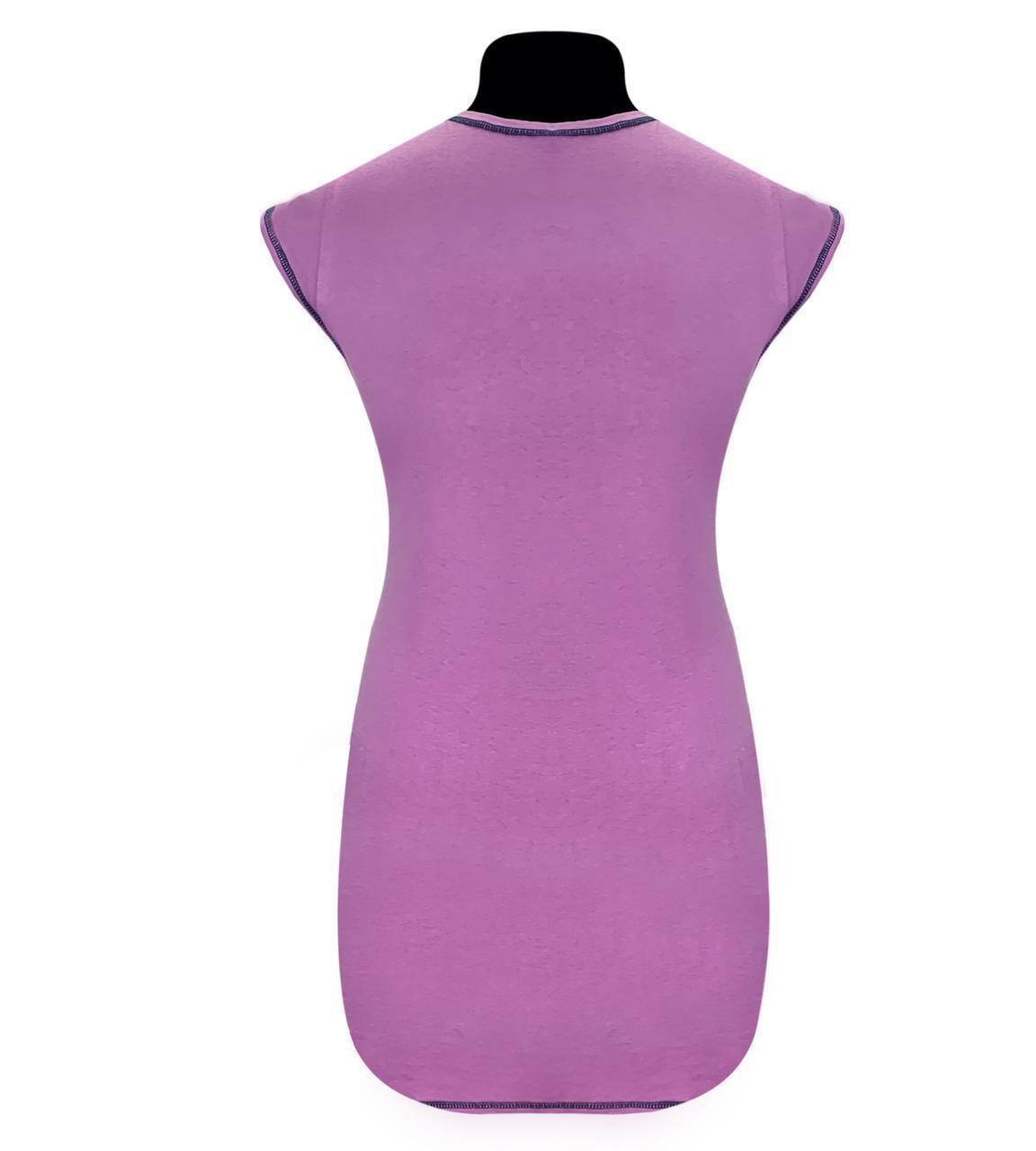 Туніка жіноча літня 930 Beautiful girl р. 56/58 Бузковий (1773562790) - фото 3