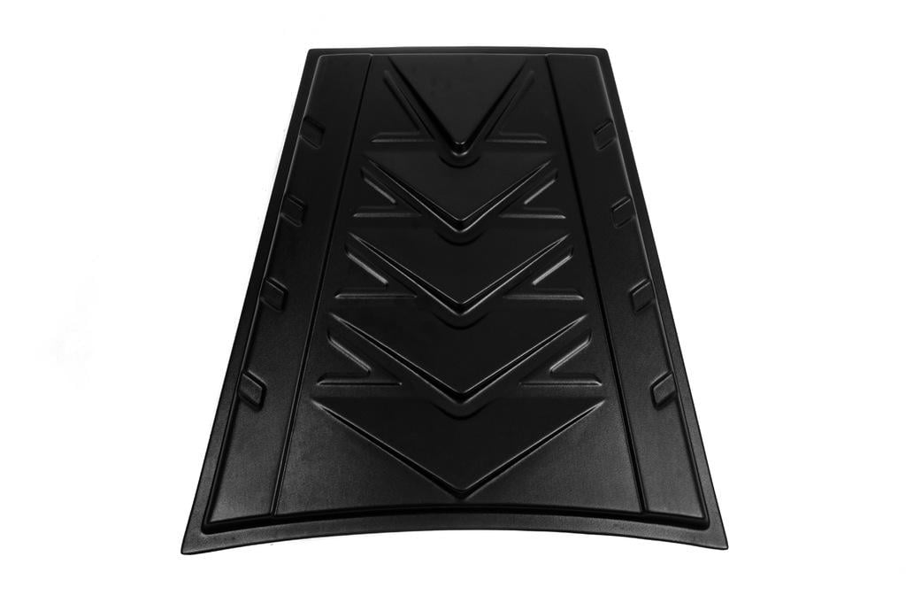 Накладка на капот EuroCap для Mitsubishi L200 2015-2025 гг. abs-пластик Черный