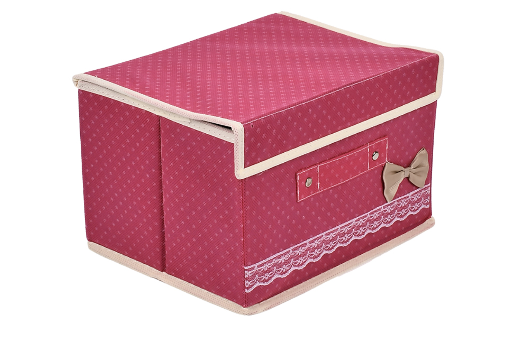 Коробка складана для зберігання речей Besser H12528 Бантік 25,5х20х15,5 см Коробка складана для зберігання речей Besser H12528 Бантік 25,5х20х15,5 см