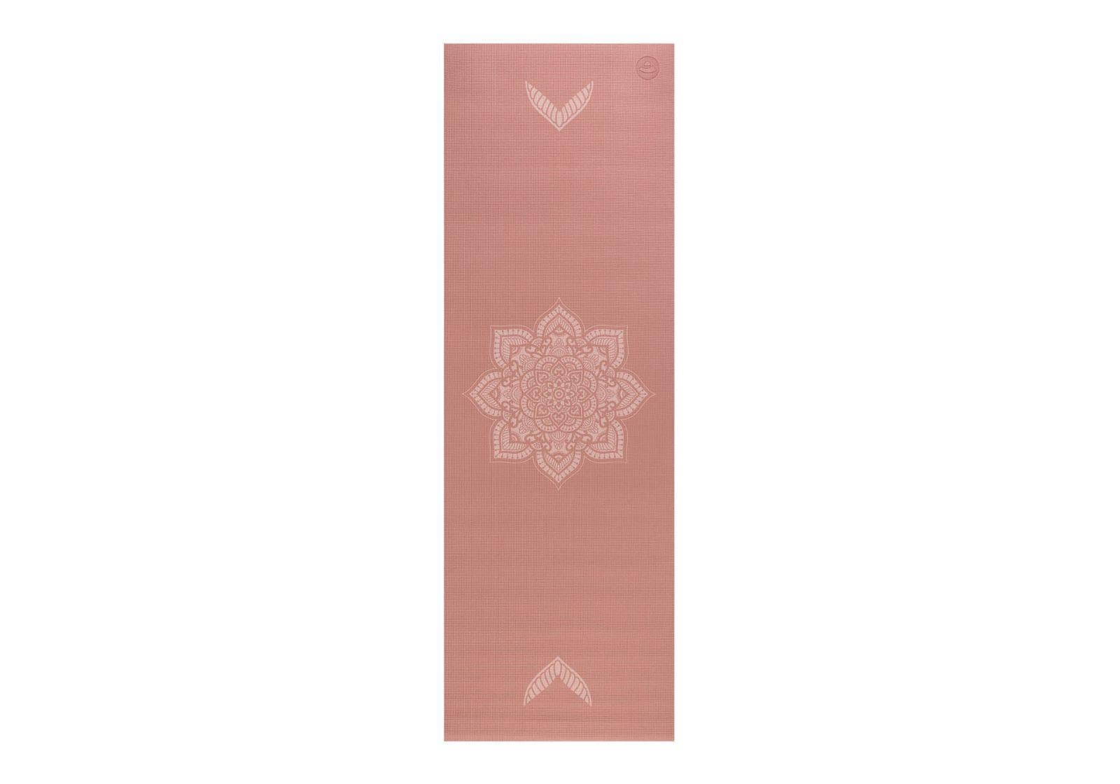 Коврик для йоги Bodhi Leela Mehndi Mandala 183x60x0,45 см Rose Tan (896rtmb)