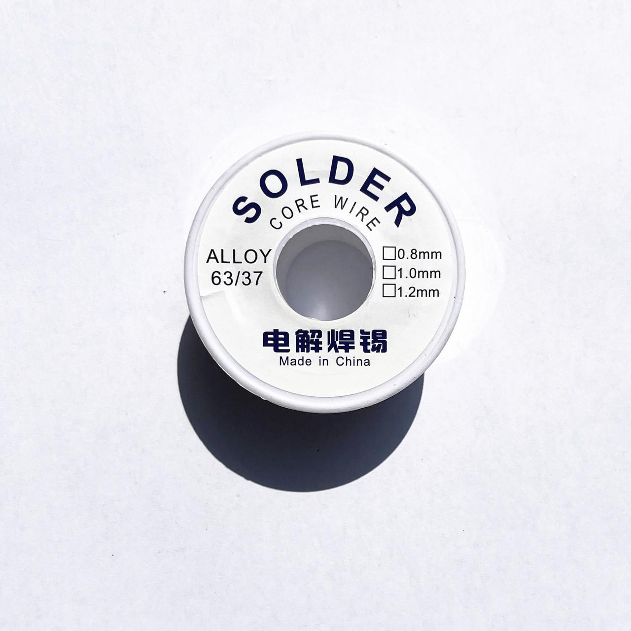 Припій з каніфоллю Solder Core Wire d 1 мм 50 г Білий (136942) - фото 2