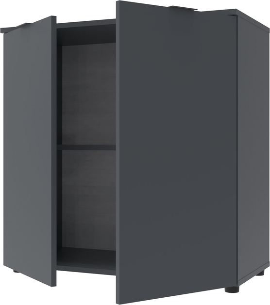 Комод Doros Рон 80х38х81 см Графіт (41516002) - фото 1