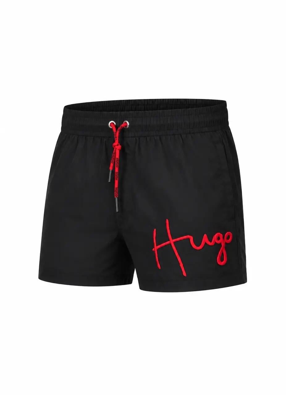 Шорти чоловічі для плавання Hugo Boss Quick-Dry Swim Shorts With Logo HB-3009-1BL L