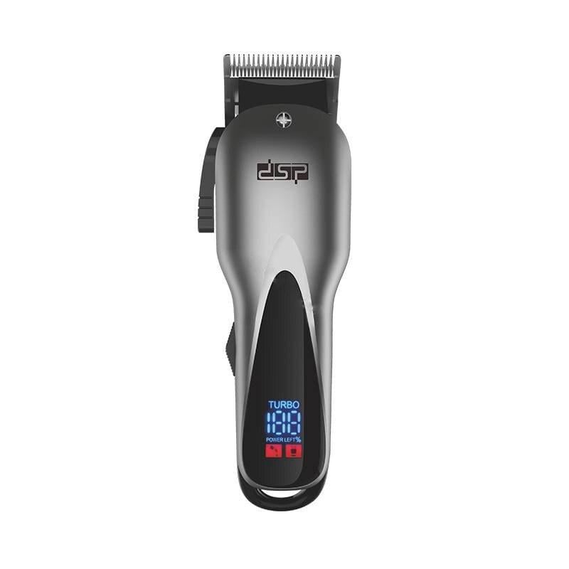 Машинка для стрижки DSP 90407 аккумуляторная нержавеющая сталь с насадками (14585798)