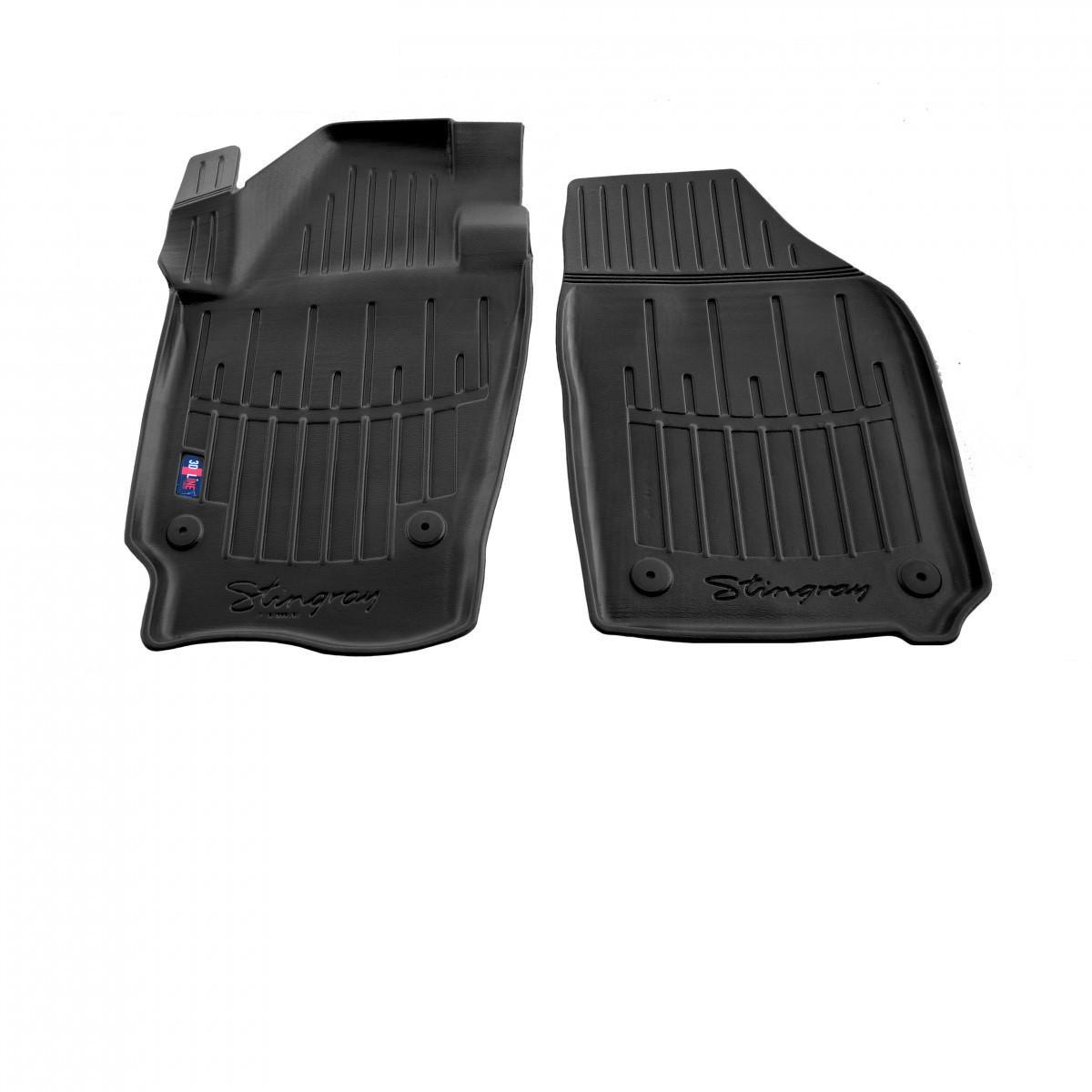 Коврики резиновые Stingray для Skoda Fabia III NJ 2014- с бортом ТЕП 2 шт. (5020082)
