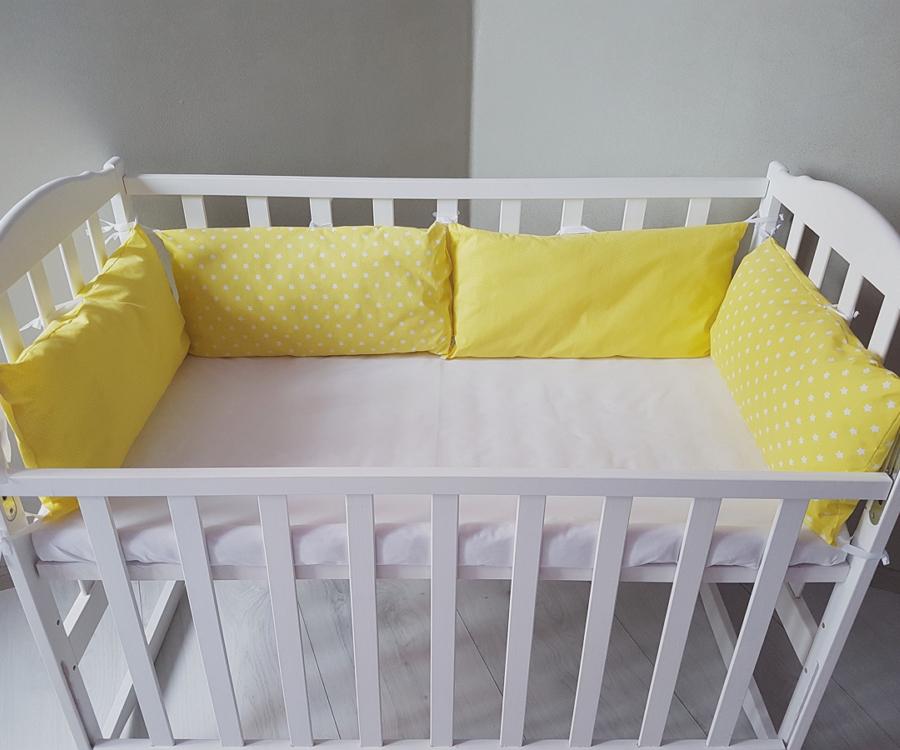 Бортики в детскую кроватку 30х60 см 4 шт (LAM17)