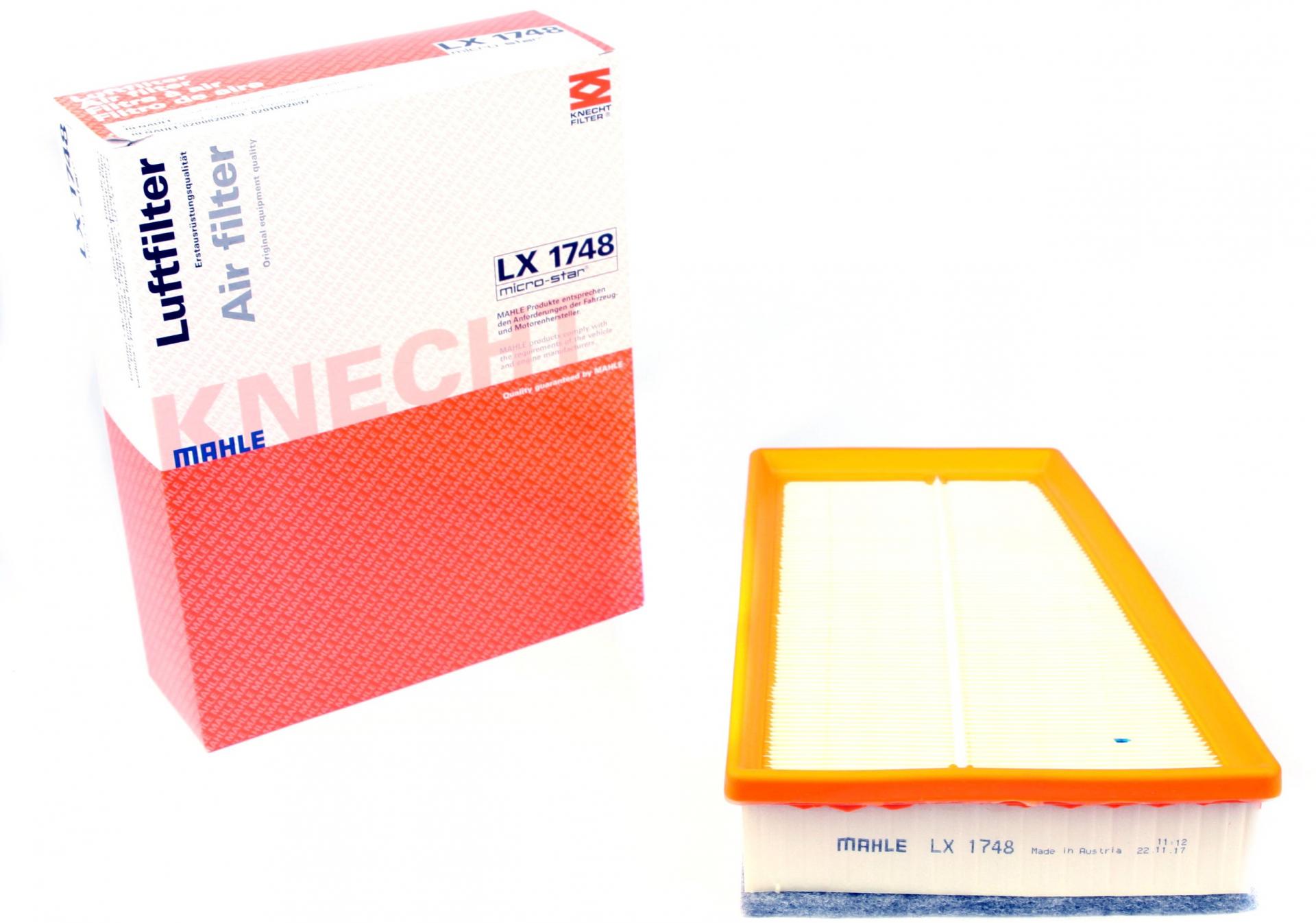 Фильтр воздушный KNECHT для Renault Megane III 08- (LX 1748)