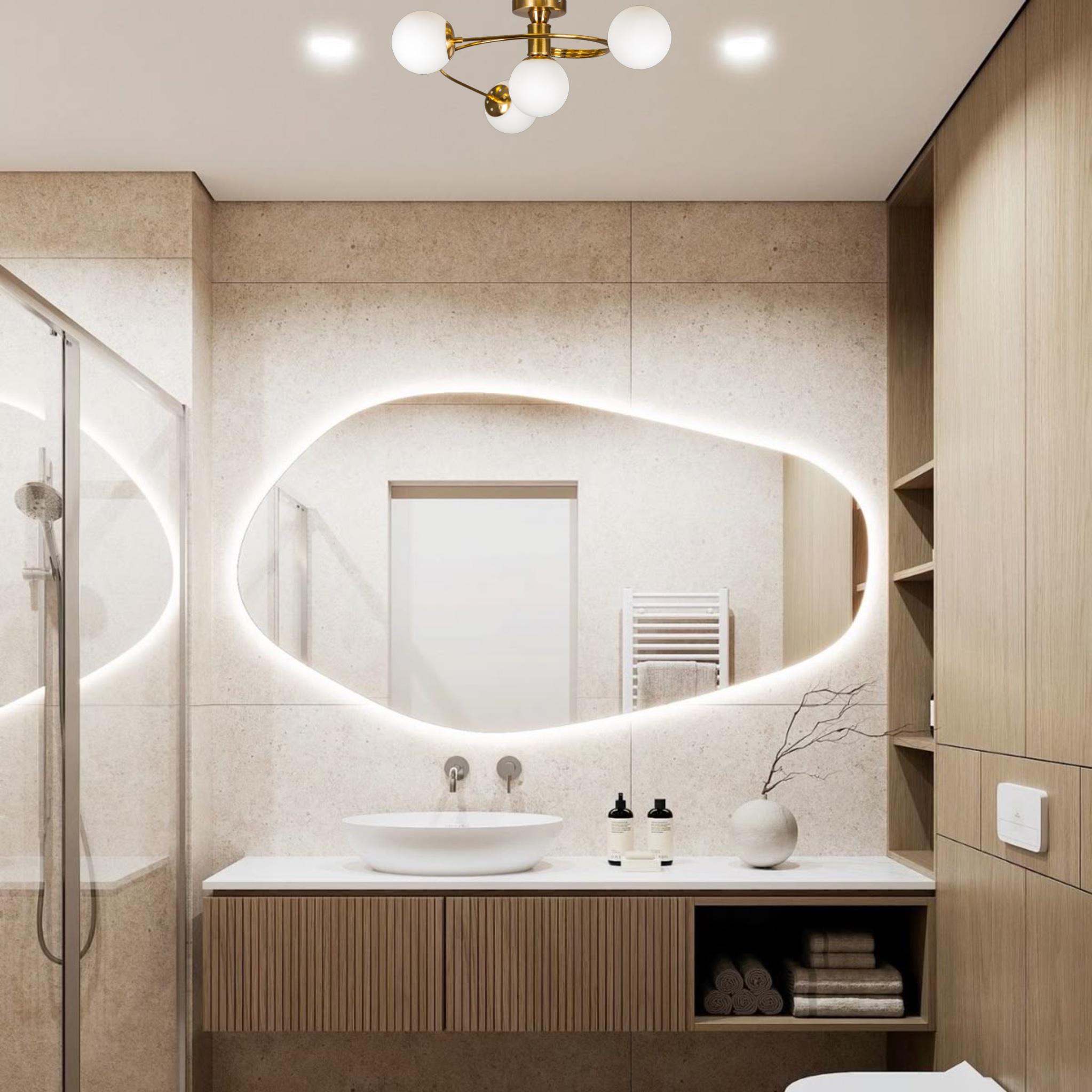 Люстра стельова з кулями Бронзовий (61-LX04-4 BRZ+WH) - фото 3 Люстра стельова з кулями Бронзовий (61-LX04-4 BRZ+WH) - фото 3