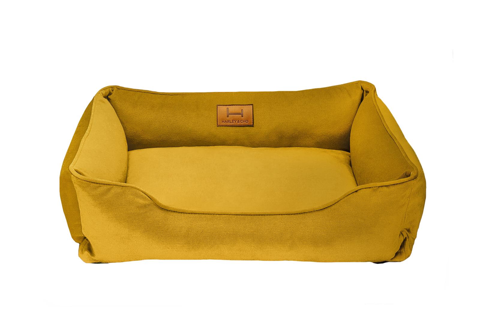 Лежак для собак Harley and Cho Dreamer S 60х45 см Velur Caramel (3102568)