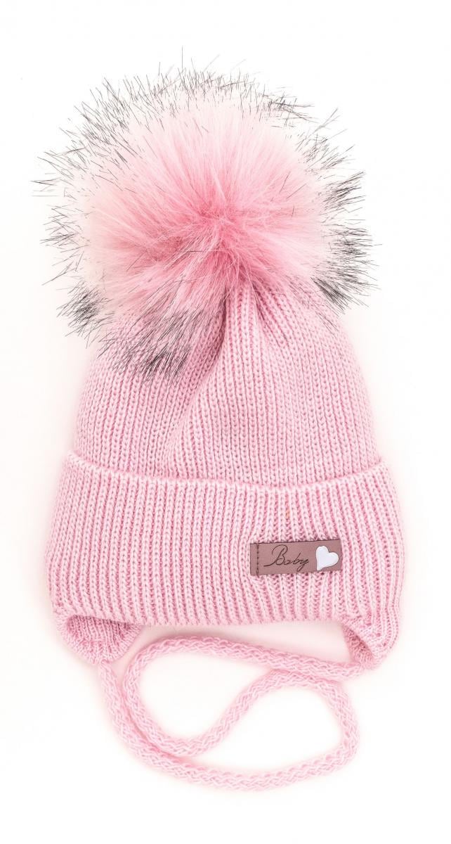 Шапка детская зимняя Alex Бэйби 42-46 см Светло-розовый