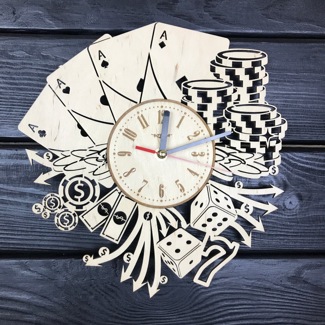 Часы настенные дизайнерские Лас Вегас