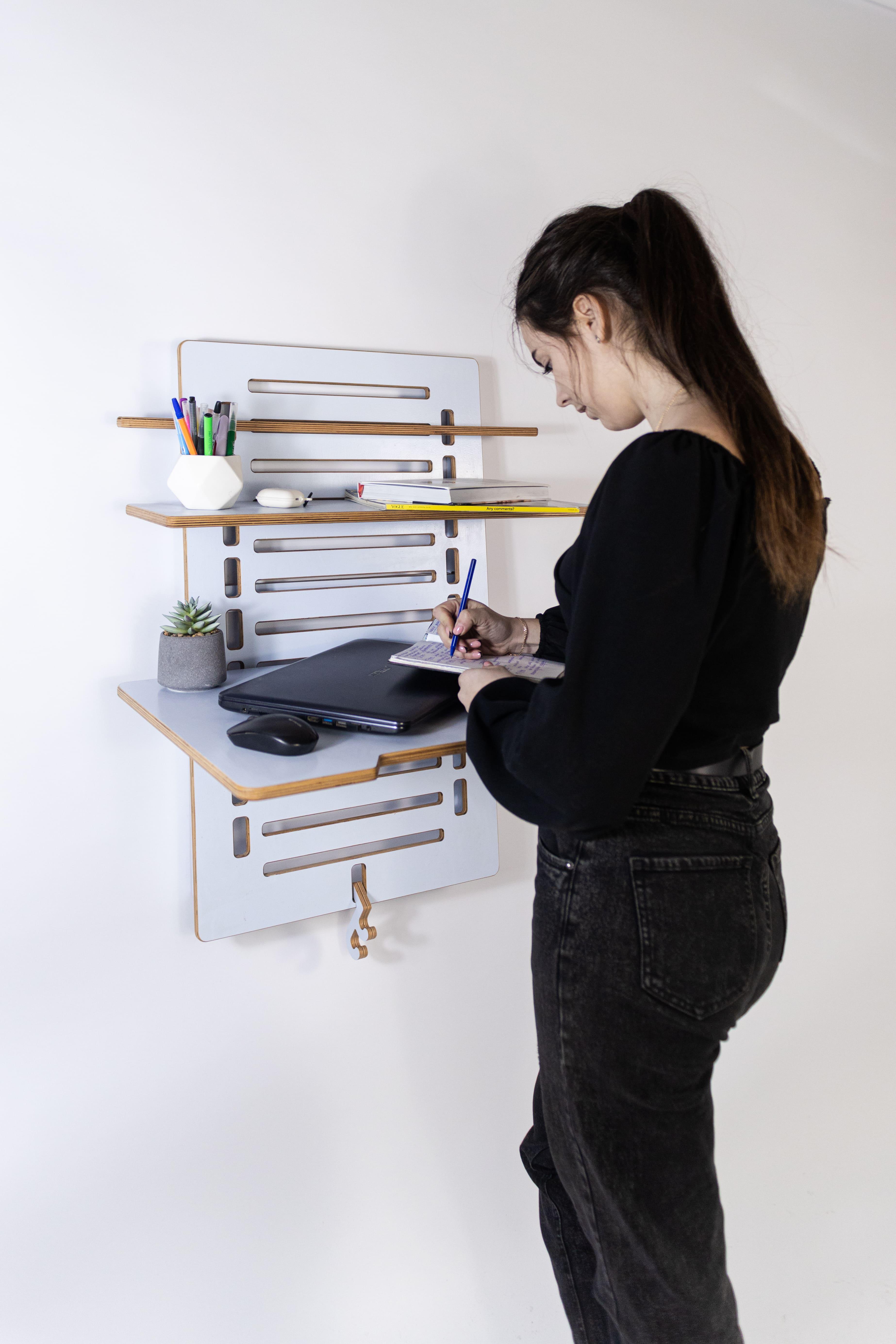 Стіл для ноутбука та хоббі Otaman Desk Coworking area Блакитний - фото 4 Стіл для ноутбука та хоббі Otaman Desk Coworking area Блакитний - фото 4