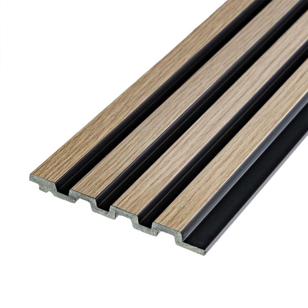 Реечная панель PS 2900х120х11 мм Дуб с графитом (SW-00001738)