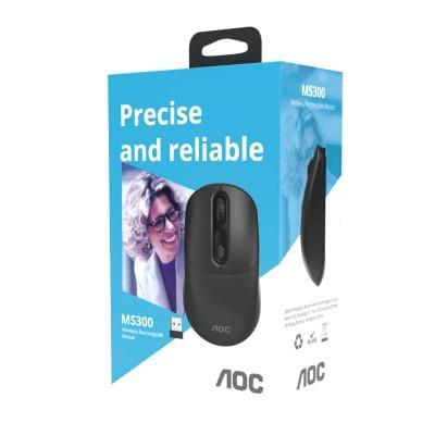 Компьютерная мышка AOC MS300B Bluetooth Black (MS300B/LA) - фото 7 Компьютерная мышка AOC MS300B Bluetooth Black (MS300B/LA) - фото 7