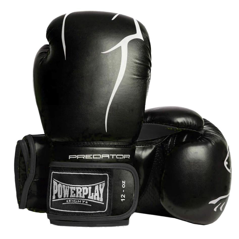 Боксерські рукавиці PowerPlay 3018 Jaguar 8 унцій (PP 3018 8oz Black)