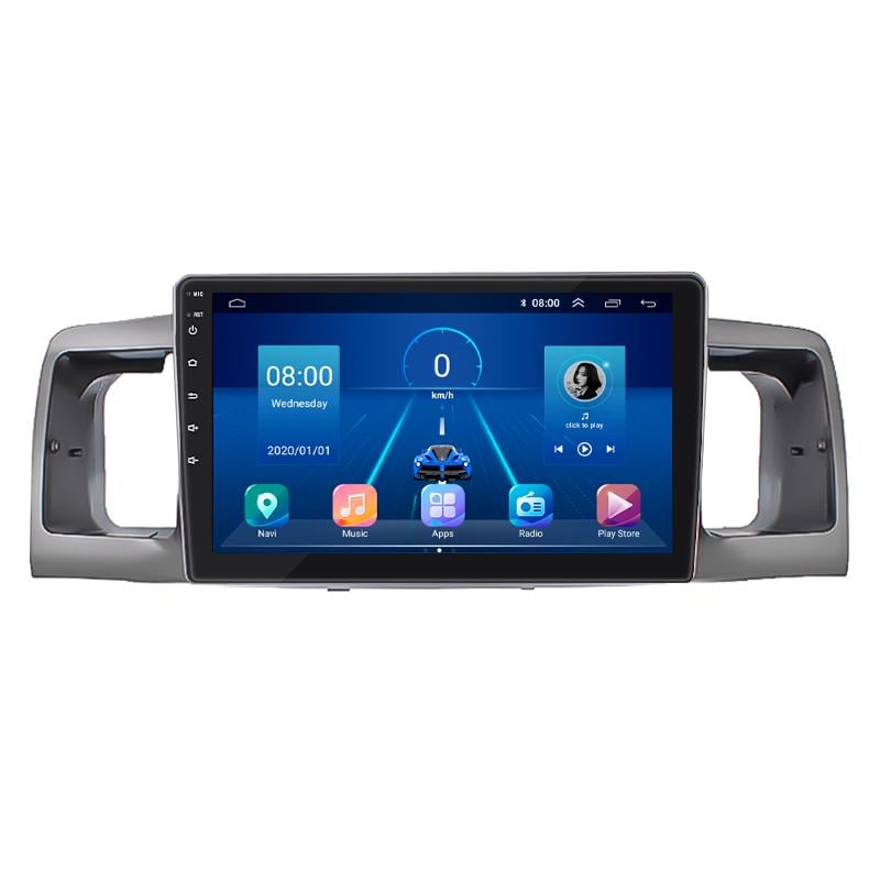 Штатная магнитола 9" Lesko для Toyota Corolla IX (E120, E130) 2000-2004 2/32Gb/ 4G/ Wi-Fi Premium Тойота