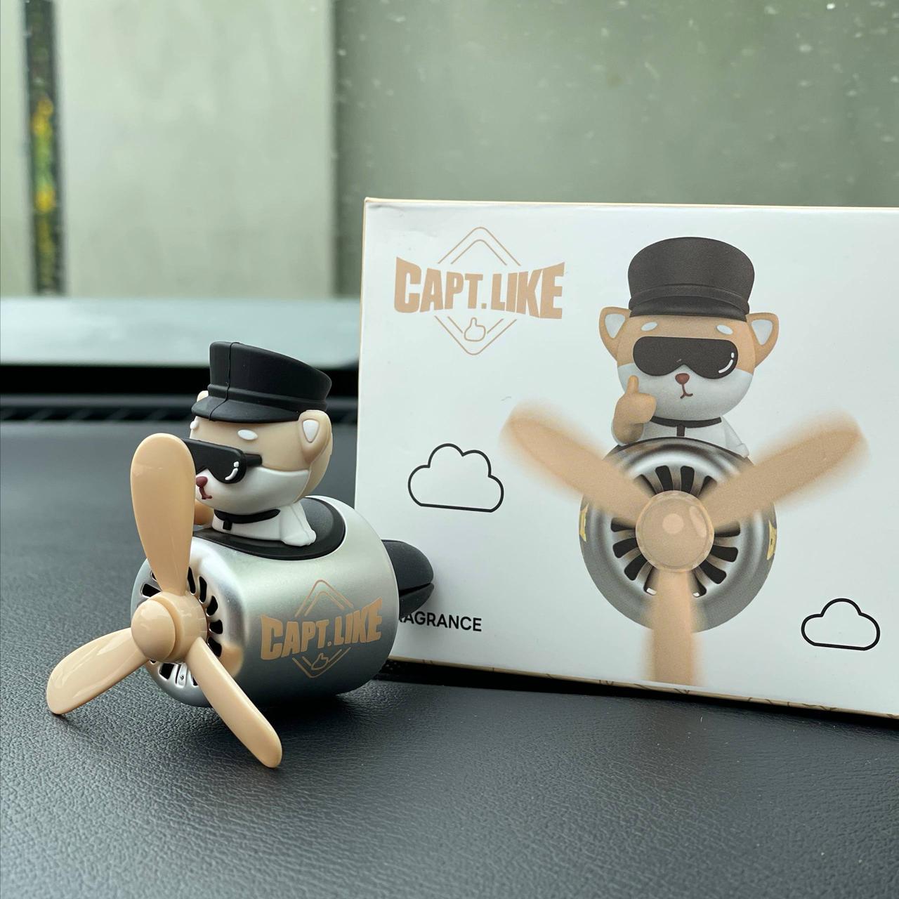 Ароматизатор с лопастями в машину на вентиляционную решетку многоразовый освежитель воздуха для авто Capt.Like / медведь пилот - фото 7 Ароматизатор с лопастями в машину на вентиляционную решетку многоразовый освежитель воздуха для авто Capt.Like / медведь пилот - фото 7