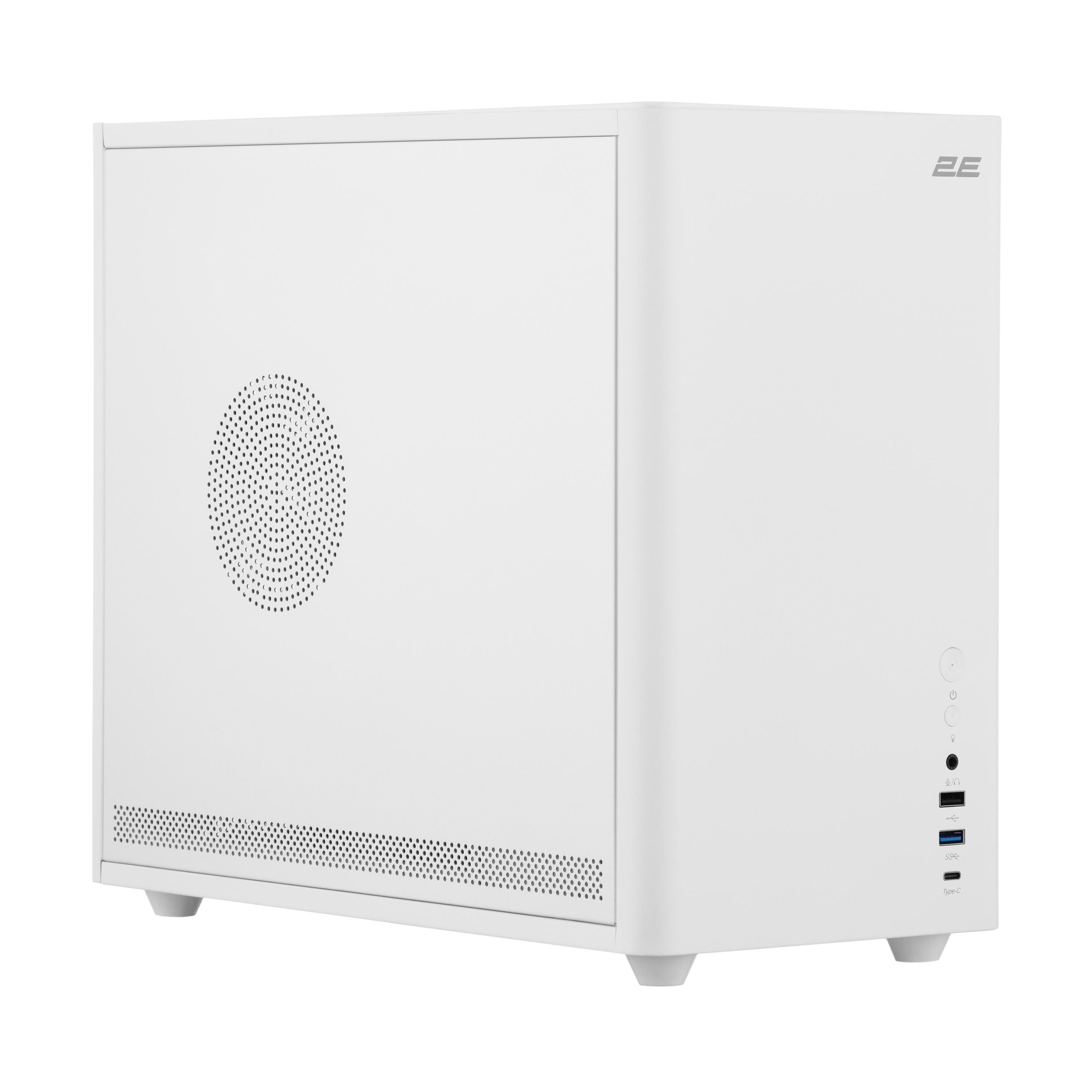 Корпус для компьютера 2E Credo Metal V350W Mini Tower mini-ITX/micro-ATX no PSU Белый (2E-V350W)