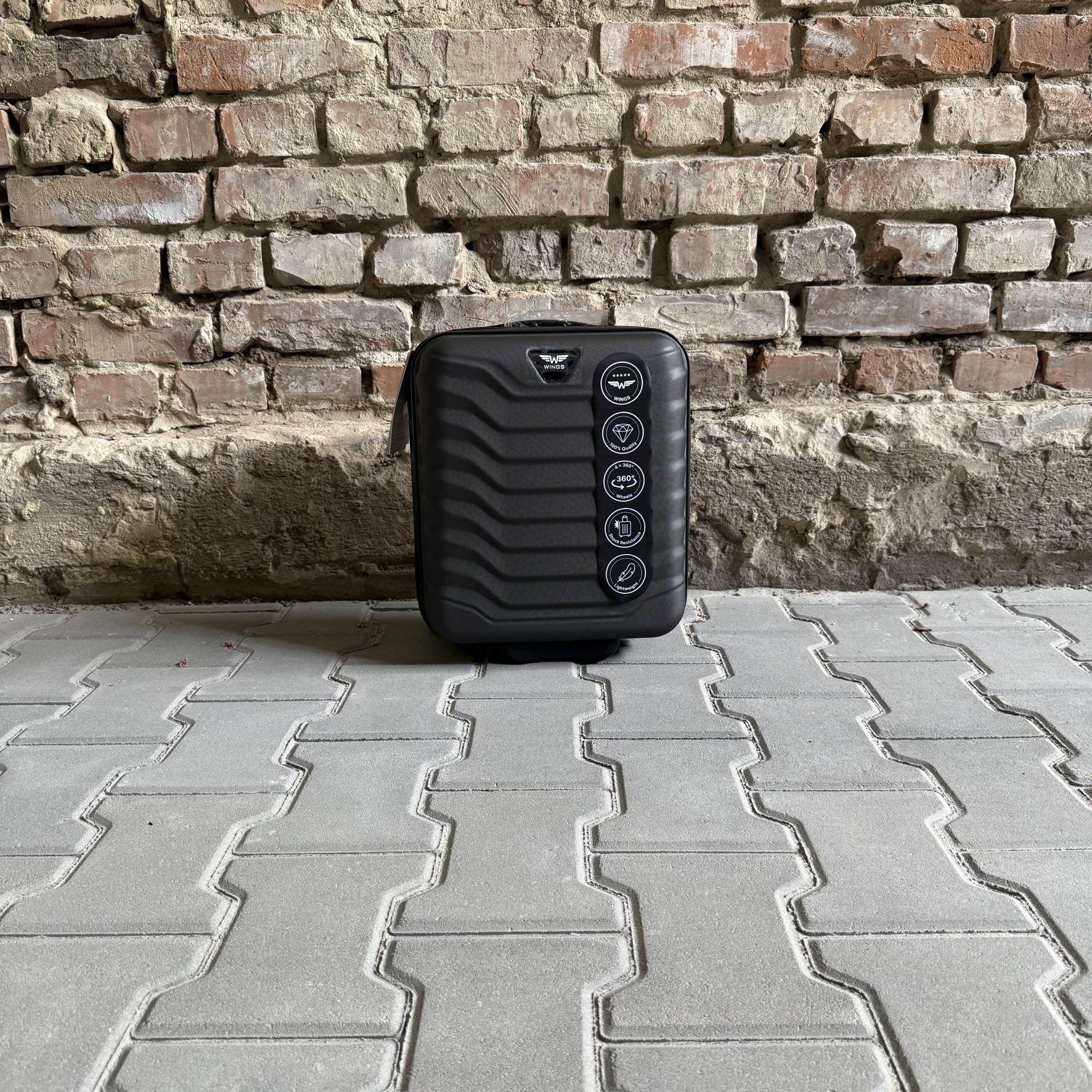 Мини-чемодан Wings PEA01 дорожный XXS Графитовый (26630748) - фото 2