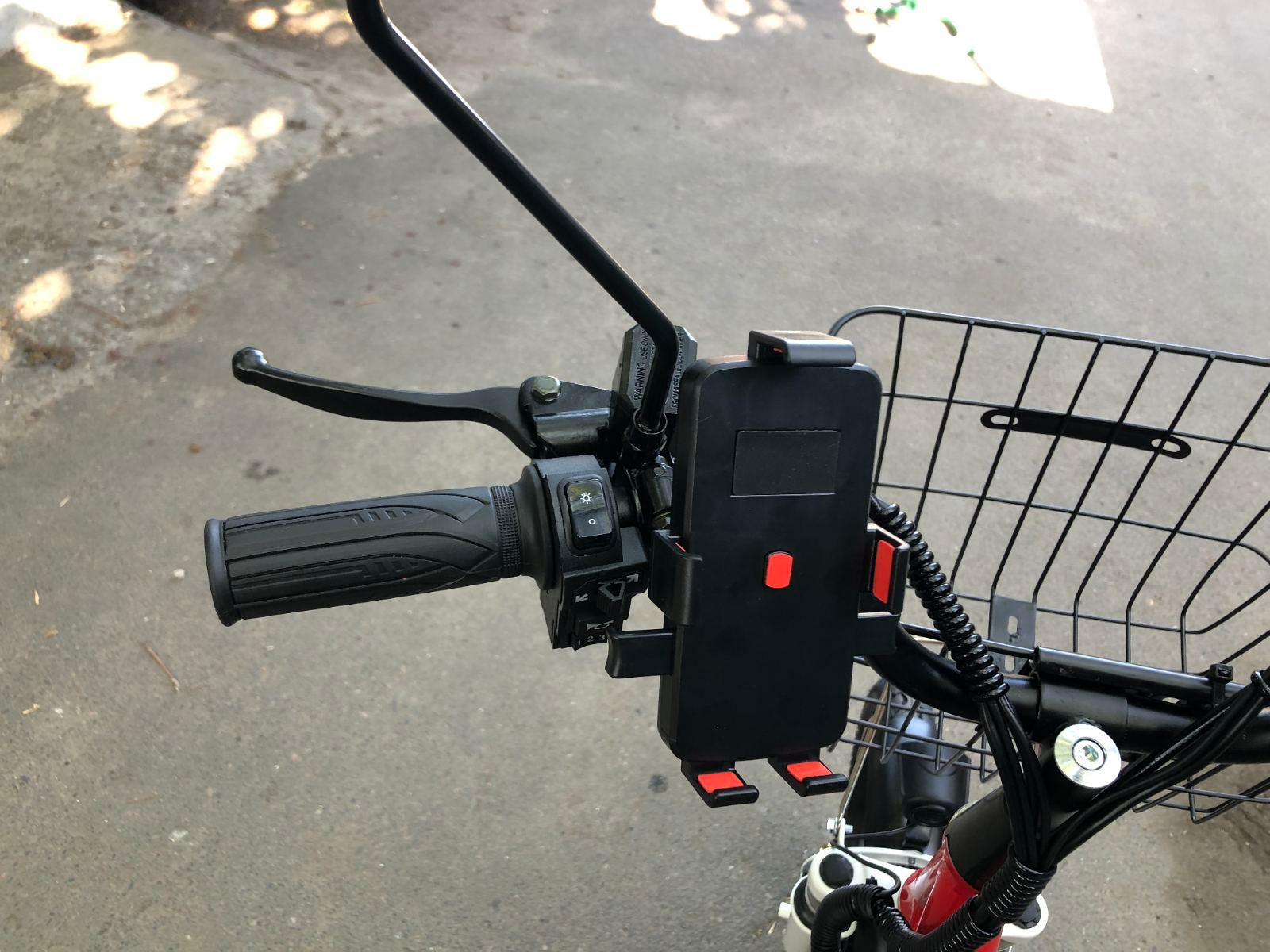 Електровелосипед двомісний MINAKO V4 PRO 500W/60V/18Ah із заднім амортизатором Червоний - фото 12