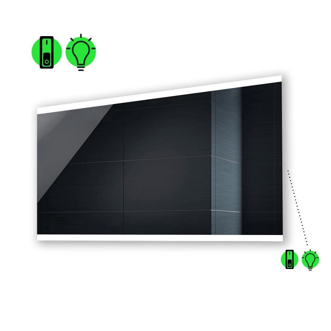 Зеркало с LED подсветкой Ines с механическим включателем 90x60 см (Inesg67)