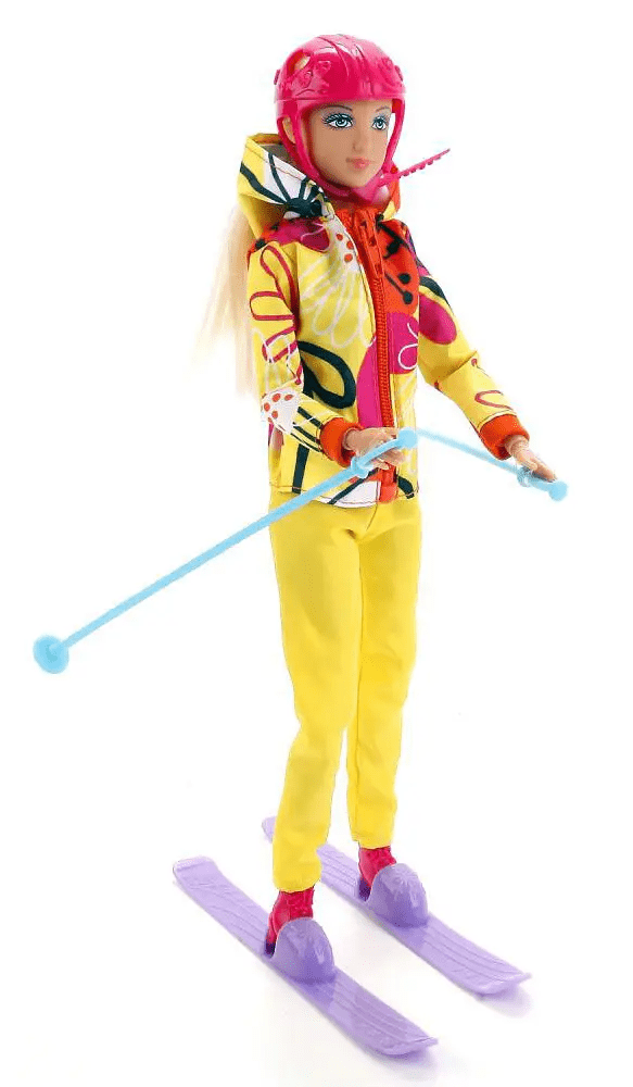 Кукла Defa Лыжница с аксессуарами 29 см (8373)