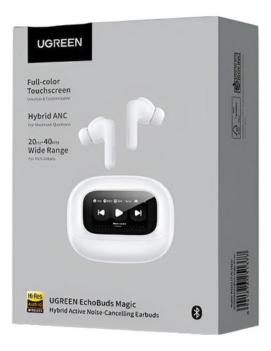 Наушники Ugreen EchoBuds Magic ANC Hi-Res LDAC с дисплеем и активным шумопоглощением - фото 1 Наушники Ugreen EchoBuds Magic ANC Hi-Res LDAC с дисплеем и активным шумопоглощением - фото 1