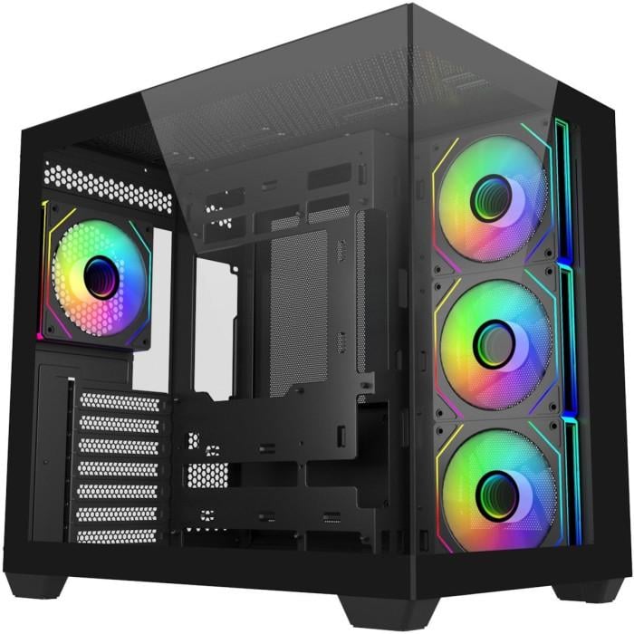 Корпус для ПК Cooler Master Elite 681 ARGB Mid Tower PSU ATX/MicroATX/ITX Black (E681-KHNN-S00)